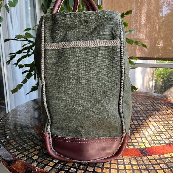 Duluth Pack Sportsmans Canvas & Leather Tote Bag Large EUC - Picture 5 of 10